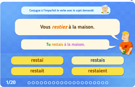 L'Imparfait : 1er et 2e gr., être et avoir 