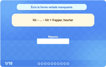 Irregular verbs (write it!) lvl3