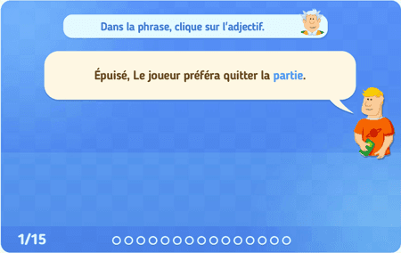 Où est l'adjectif ? 