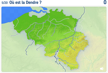Géographie physique de Belgique niv 4 
