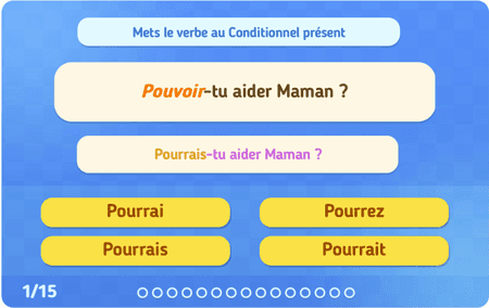 Le conditionnel présent 