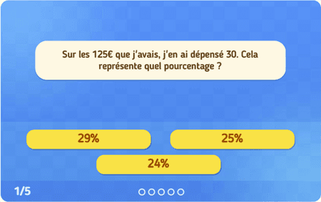 Problèmes de pourcentages niv 1