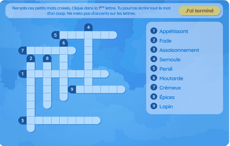 Food lvl 2 (crosswords)