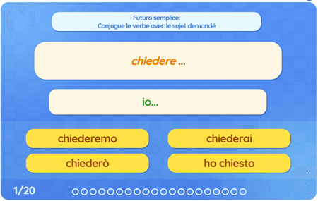 Futuro semplice: Verbi regolari