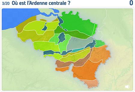 Géographie physique de Belgique niv 2