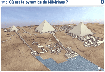 Jeu : Les pyramides de Gizeh