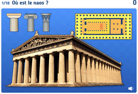 Jeu : Les temples grecs