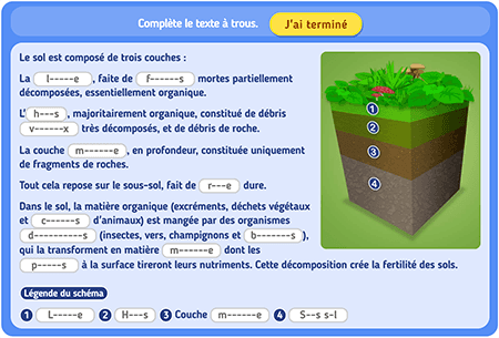 La matière du sol