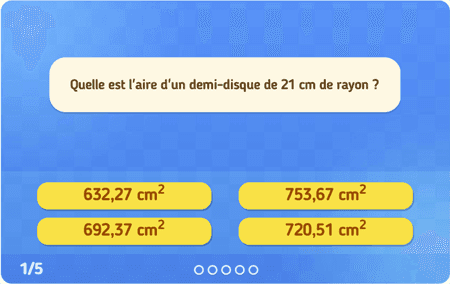 L'aire d'un disque 