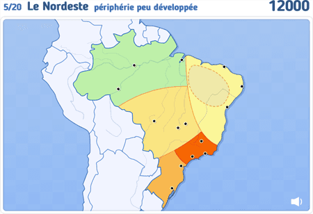 Le territoire du Brésil