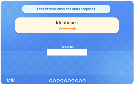 Les adjectifs (à écrire) niv 1
