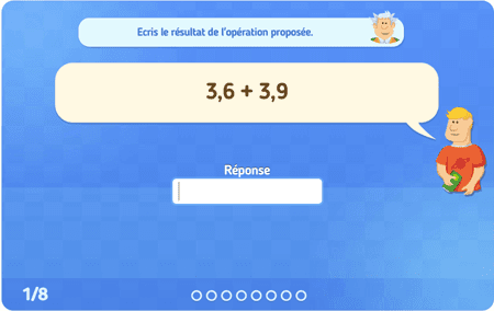 Les décimaux niv 02 : additions 