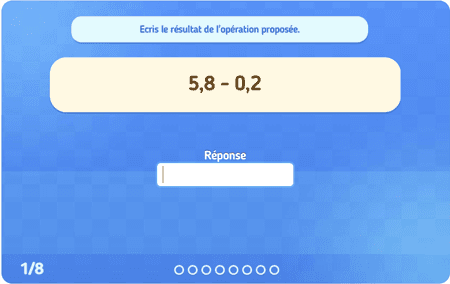 Les décimaux niv 05 : soustractions 