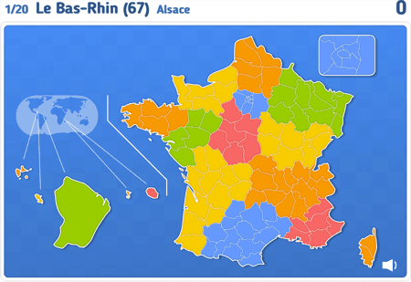 Les départements français 