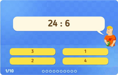 Les divisions par 6 