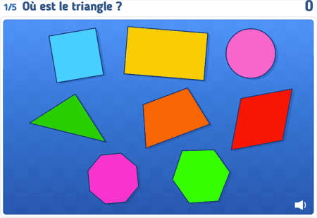 Les figures géométriques niv 1 