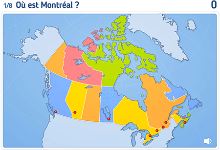 Les Grandes villes du Canada niv 1