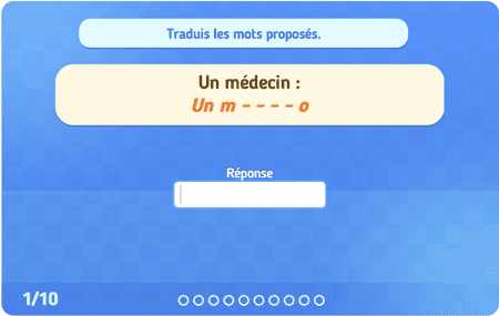 Les métiers (scritto) 1