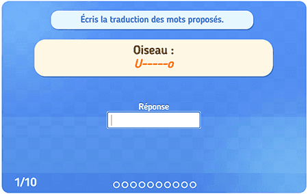 Les mots usuels (scritto) 1