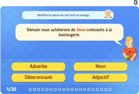 Les natures des mots niv 3 
