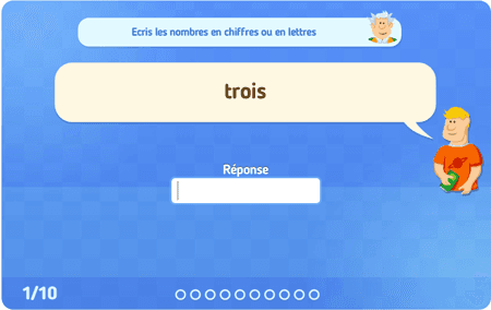 Les nombres en chiffres et en lettres niv 1 