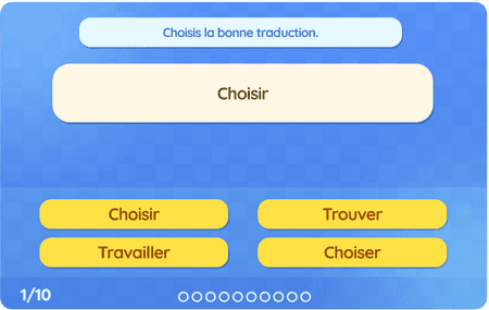 Les verbes niv 1