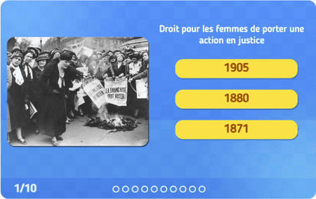 L'évolution du droit des femmes niv 1