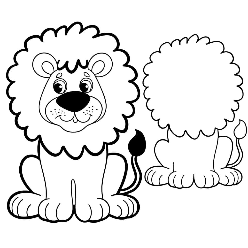 Lion souriant