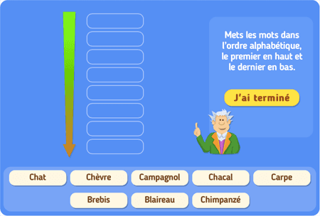 L'ordre alphabétique niv 5 