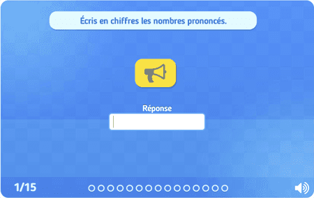 Los números (dictée) 3