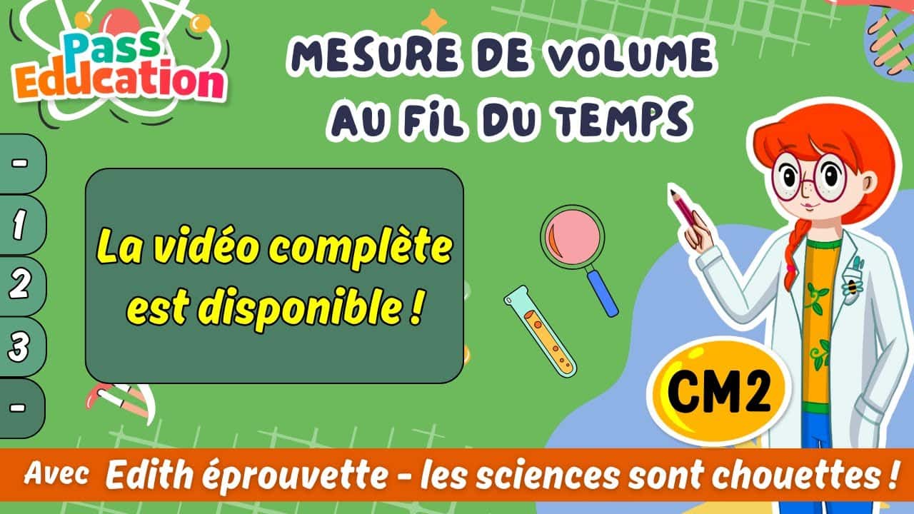 Mesure de volume au fil du temps - Edith Eprouvette