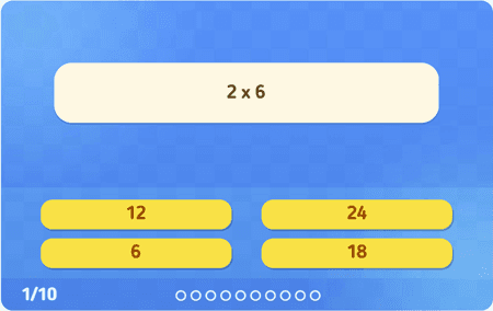 Multiplications : Tables de 3, 4, 6 