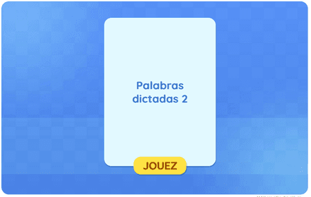 Palabras dictadas 2