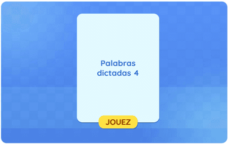 Palabras dictadas 4