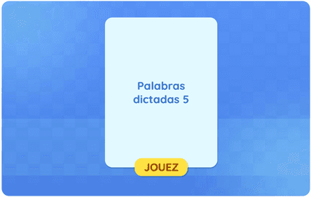Palabras dictadas 5