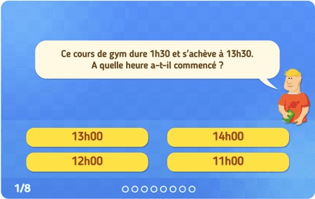 Petits problèmes de durées niv 2 