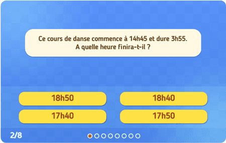 Petits problèmes de durées niv 6 