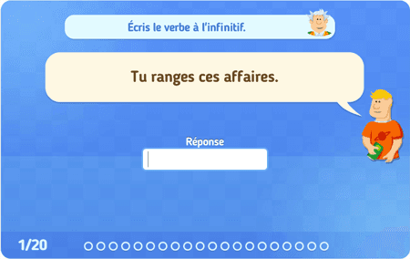 Quel est l'infinitif ? niv 1 