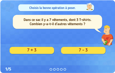 Quelle opération utiliser ? niv 1 