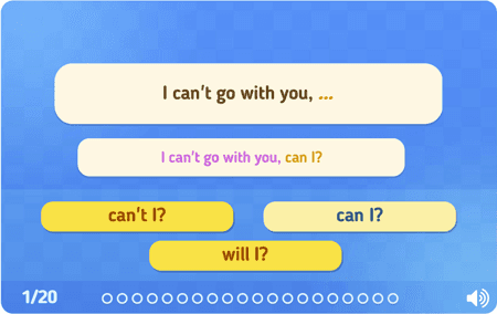 Question tags lvl 1