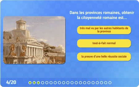 Quiz : Devenir citoyen dans l'Empire romain