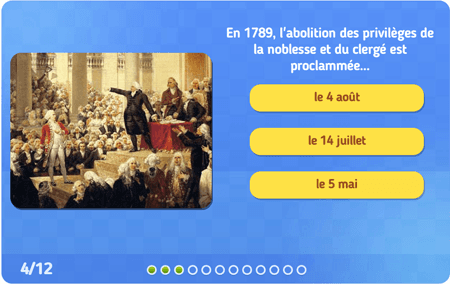 Quiz : La révolution française 