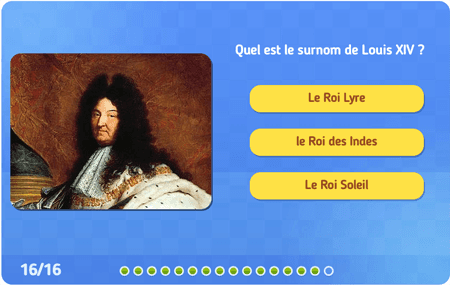 Quiz : Le règne de Louis XIV niv 1 