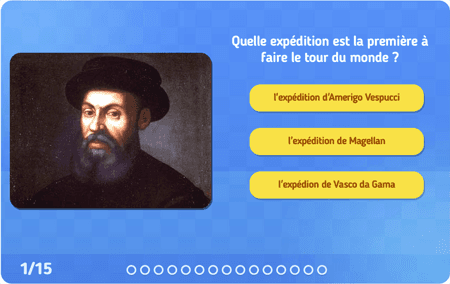 Quiz : L'élargissement du monde XVe
