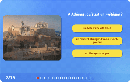 Quiz : Les institutions d'Athènes