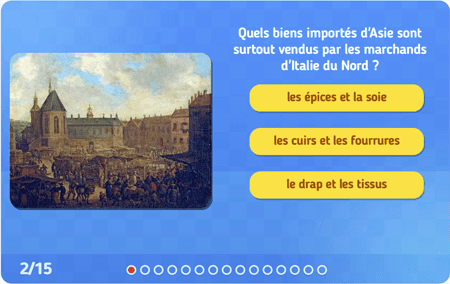 Quiz : L'essor du commerce aux XI et XII s.