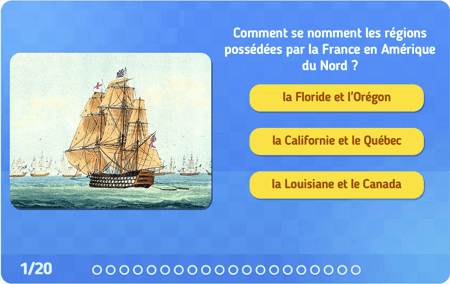 Quiz : L'Europe et le monde au XVIIIe s.