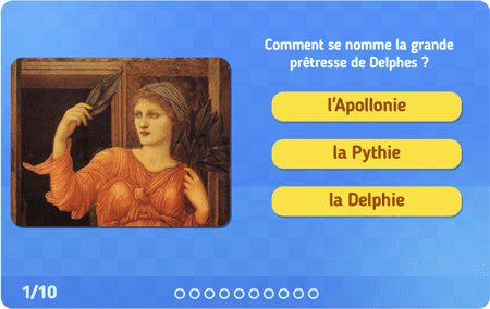 Quiz : L'Oracle de Delphes