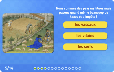 Quiz : Seigneurs et paysans niv 1 
