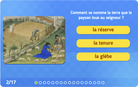 Quiz : Seigneurs et paysans niv 2